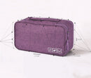 Multifunctionele lingerie/ondergoed tas - make-up tasje-toilettas 27 * 14,5 * 12CM-paars