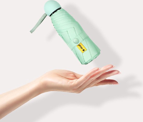 Opvouwbare Windproof Paraplu met UPF50 en Reisetui