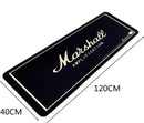 TDR - Lange strip vloerkleed gitaar thema - Anti-slip vloerkleed -zwart 40 * 120cm