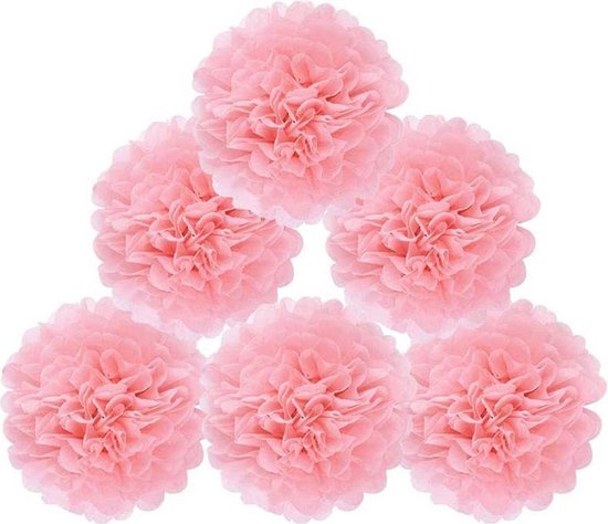 56-delige roze verjaardagset - feestdecoratie