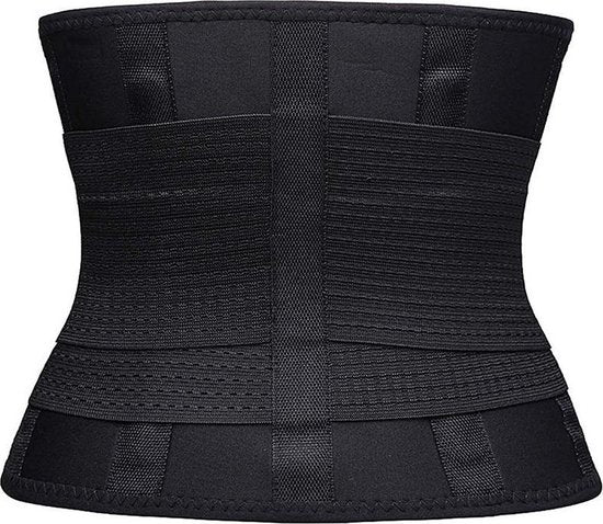 TDR - Rugbrace voor Onderrug - Corrigerend voor Onmiddelijke Pijnbestrijding & Rugondersteuning - Zwart - maat L (Taille: 82 - 92 cm)