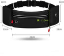 TDR - Heuptasje sport – running belt - Inc. bidon 600ml - verstelbare buideltas 60cm to 102cm - waterafstotend  - Zwart