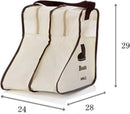2 stuks Laarsjes opbergzak - Bescherming lage dames laarzen - Boots Organizer - 28x24x29cm - Beige