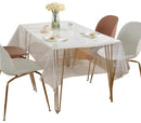 Transparant PVC tafelkleed 180x140 cm - waterafstotend
