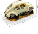 Verzonken Auto Aquariumdecor - Natuurgetrouw 17x9x8cm