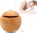 Luchtbevochtiger met Aromatherapie en LED, Licht Houtskleur