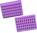 TDR-Gummy beer vorm  ijsblokjes-Siliconen mal + pipet -set van 4 (rood, blauw, groen, oranje)