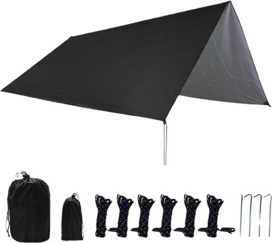 Outdoor Zonnescherm 300x300cm Waterdicht met Opbergtas