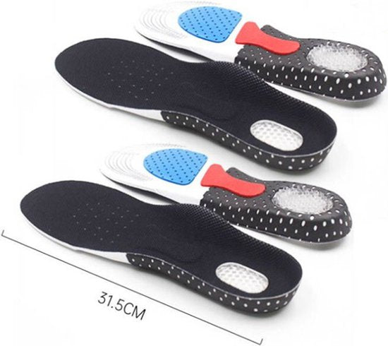 2 paar - Inlegzool - voor schoenen - aanpasbaar voor maat 46 t/m 50