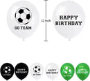 47 delig verjaardagset - Thema: Voetballen - Versiering voor feestjes, verjaardag - feestdecoratie