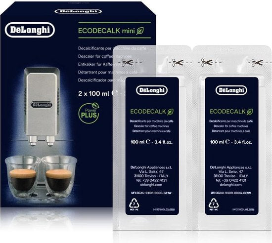 De'Longhi EcoDecalk Mini DLSC200 - Ontkalker 2x100ml