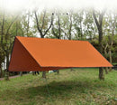 TDR - Outdoor Draagbaar Zonnescherm Met Opbergtas - Waterdicht-SPF - Tarps voor Kamperen300 * 300cm - 3-4Personen - Orange