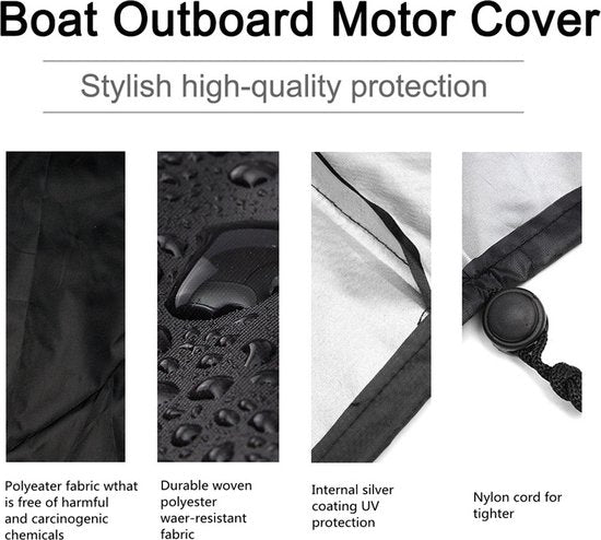 Waterdichte BBQ Beschermhoes met Opbergtas - 71x190x117cm