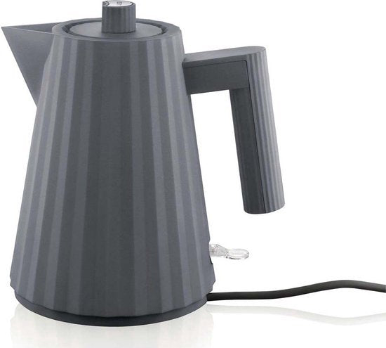 Alessi Plissé Waterkoker - 1,7L - Kunststof - Grijs