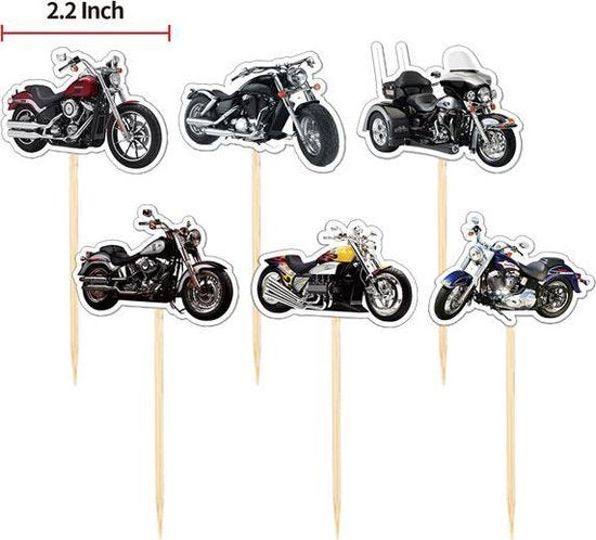 46-delig Harley Davidson verjaardagset feestdecoratie