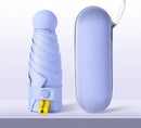 TDR--Opvouwbare Paraplu -Windproof-Zonbescherming Anti-Uv UPF50 + met gratis Reisetui- Paars