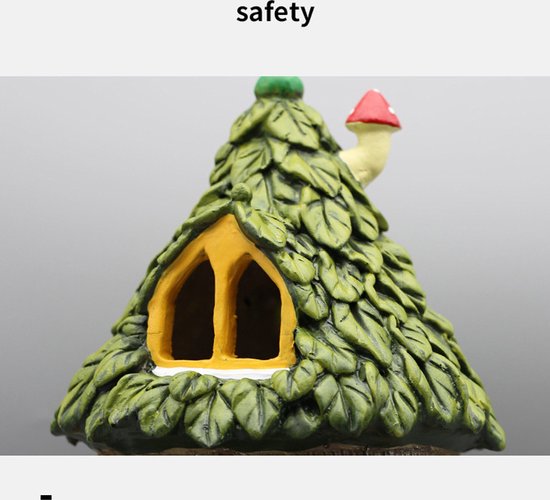 Zonne-energie lamp - Harsmateriaal - Bloemenhuisje - Krachtige LED-verlichting Waterbestendig IP55