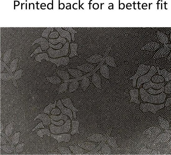 TDR - Lange strip vloerkleed gitaar thema - Anti-slip vloerkleed -zwart 40 * 120cm