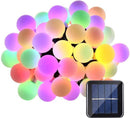 Tuinverlichting zonne-energie 12m 100 LED bollen multicolor