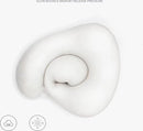 Ergonomisch nekkussen voor comfortabele reizen + opbergtas + oordopjes + oogmasker-marineblauw