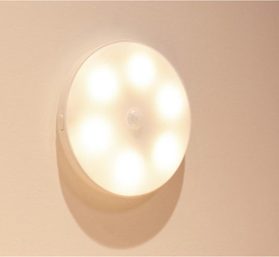 Draadloze LED-plaklamp (12 mm dik) met bewegingssensor, time