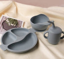 8 delig Complete Baby Eetserviesset voor Baby's van 3 Maanden en Ouder-Diepblauw