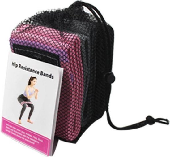 TDR-Premium Booty Bands -Weerstandsbanden Set of 3- Sport Elastiek Banden -  Bootybands  - Resistance bands- Fitnessband