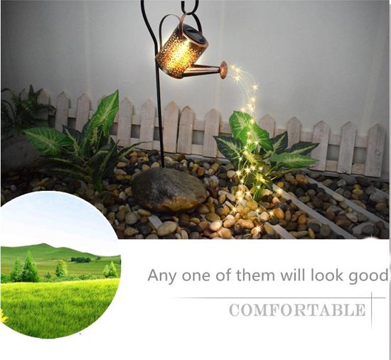 Decoratieve Hanglamp Gieter met Vonkelend Water LED, Zonne-e