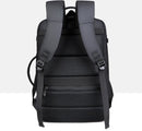 Stevige multifunctionele laptoptas / schooltas - laptop tot 15,6 inch - water afstotend, meerdere vakken - met usb aansluiting - Zwart