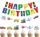 45-delig verjaardagset Vervoer - Feestversiering