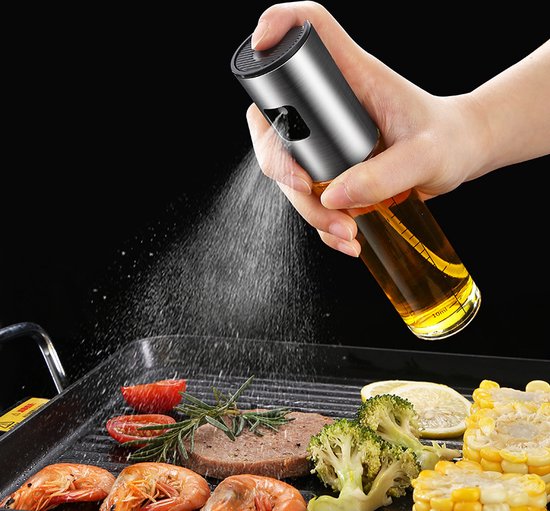 4 delige Stijlvolle en Praktische Glazen Spuitflessenset 100ml -BBQ Accesoires-Lekvrij en Ergonomisch - Ideaal voor Olie en Azijn-2sets