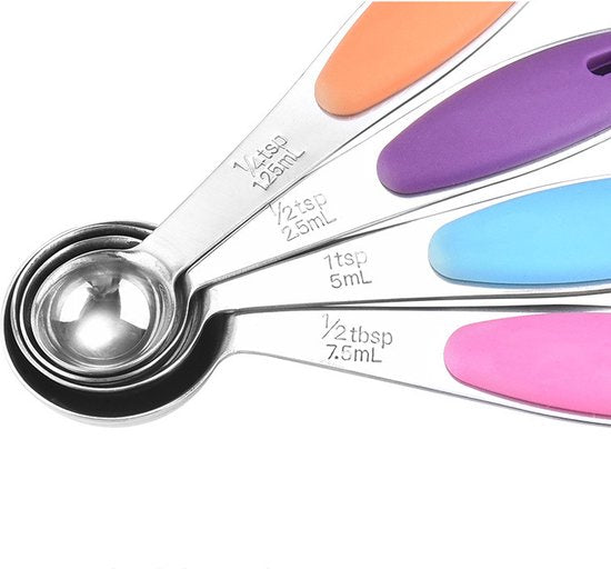 10-Delige Roestvrijstalen Maatbeker set-Cups & Spoons maten-stapelbaar en nestbaar
