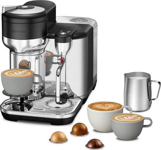 Sage Vertuo Creatista Black Truffle SVE850BTR Nespresso Koffiecupmachine