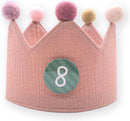 Verjaardagskroon - Koninklijke Kroon 1-9 jaar - Roze