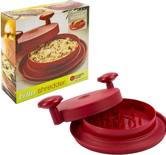 TDR-Handmatige vleesversnipperaar-ShredMachine-Geschikt voor het maken van salades-speciaal voor dieet houder-rood