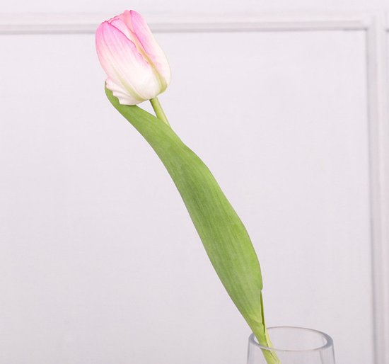 10stuks Prachtige kunst tulp-Realistische Uitstraling - Duurzaam en Onderhoudsvriendelijk-pink
