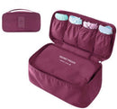 TDR-Multifunctionele lingerie/ondergoed tas - make-up tasje-toilettas- Bordeauxrood