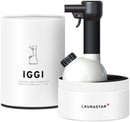 Laurastar IGGI Pure White, Zuiverende Stomer, Desinfecteert, Reinig stoffen en voorwerpen, Compacte Draagbaar en Design (Wit)