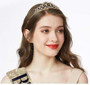 TDR - Verjaardag Sjerp en Tiara - Met text "Birthday  Girl "  goud