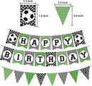 47 delig verjaardagset - Thema: Voetballen - Versiering voor feestjes, verjaardag - feestdecoratie