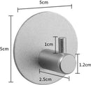 4 stuks Elegante Zelfklevende Handdoekhaakjes-Modern & Duurzaam Design-zilver