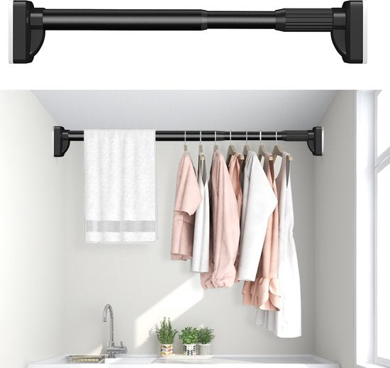 Verstelbare Kledingstang zonder Boren -Douchegordijnstang-|