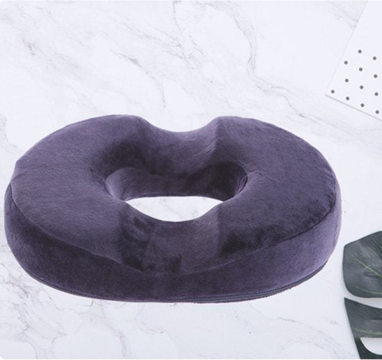 ComfortPlus Orthopedisch Donutkussen - Traagschuim, Marinebl