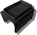 Bankstel Tray met Organizer – Dienblad Voor Armleuning – Zwart