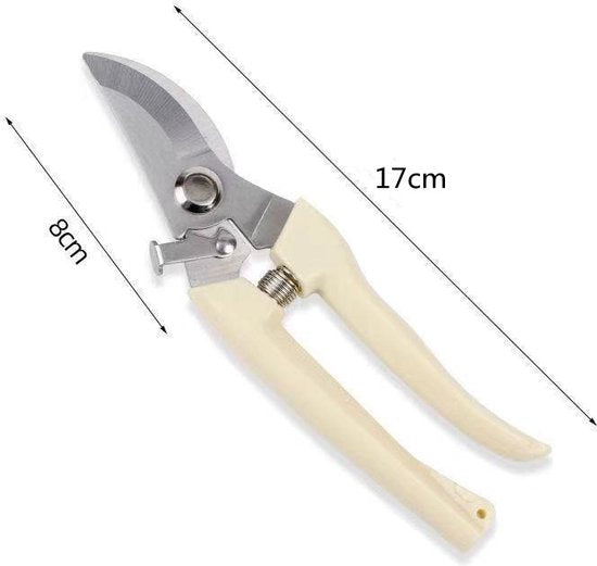 2x Professionele Ergonomische Tuinschaar - Roestvrij Staal