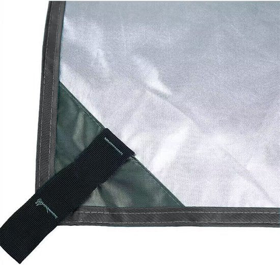 TDR - Outdoor Draagbaar Zonnescherm Met Opbergtas - Waterdicht - Tarps voor Kamperen 300 *300cm - 3-4 Personen -Leger groen