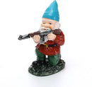 3delige Set Gedetailleerde Militaire Gevechtstuinkabouters in Diverse Poses - Decoratief Beeldje