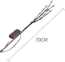 Elegante LED-boomtaklamp op Batterij - Sfeervolle Interieurverlichting - 70cm hoog - Warm Wit Licht
