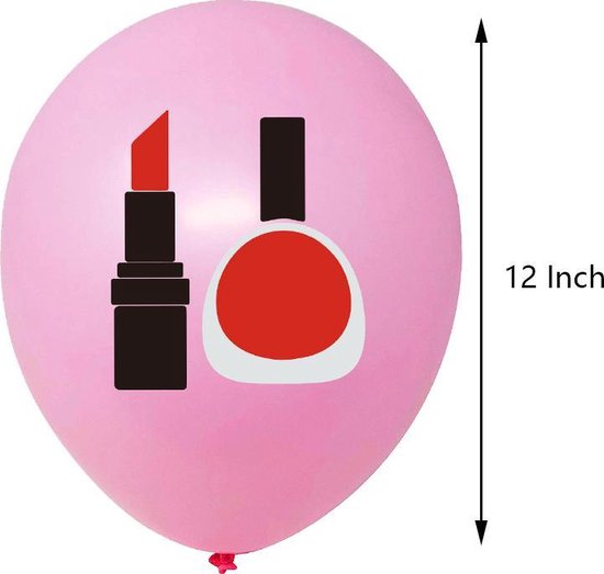 49-delig Roze Make-up Verjaardagset - Feestdecoratie