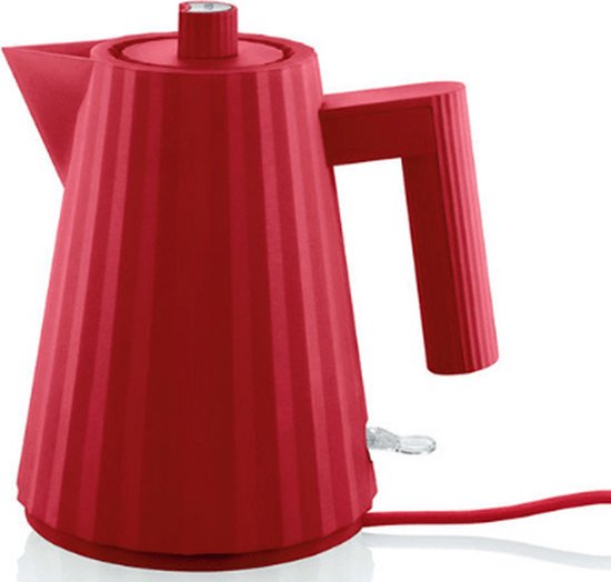 Alessi Plissé Waterkoker 1L Rood